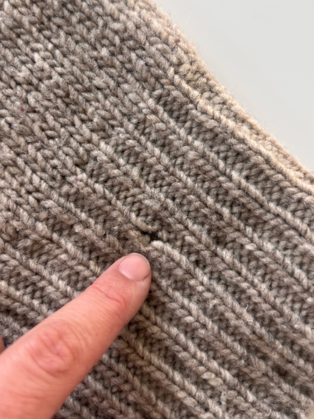 Babaa Wool Mock Neck Jumper no15 in Mist - Picture 5 of 7
